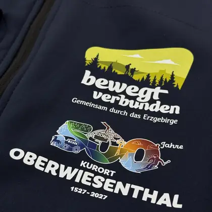 Textildruck: Softshelljacke