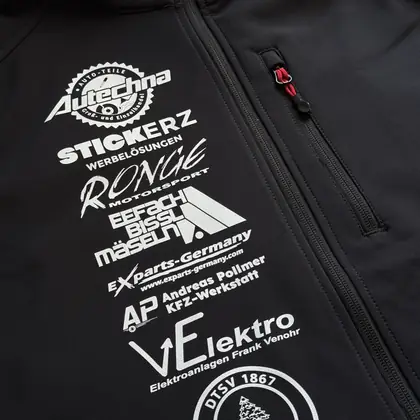 Textildruck: Softshelljacke