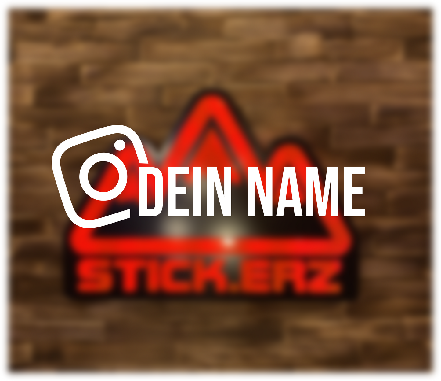 Vinyl-Sticker Social Media Instagram DEIN NAME Aufkleber - ROMKIDS STORE