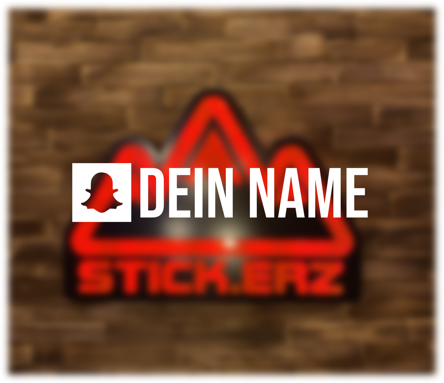 Personalisierter Snapchat-Name | Sticker Vinyl